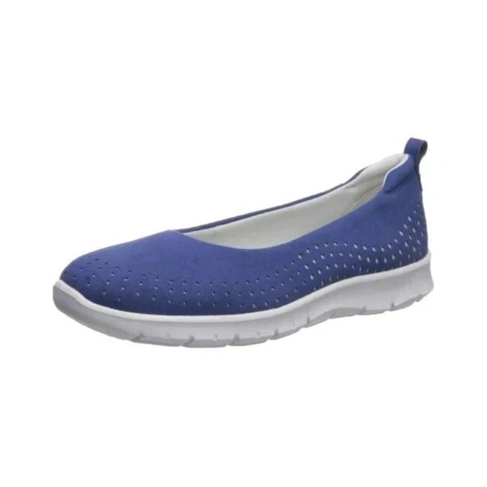 Clarks Women's Blue Step Allena Sea Loafer‎ Flat NEW Size 6.5 M Cloudsteppers